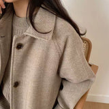 ウールブレンドロングコート