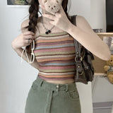 カラーボーダーキャミソール