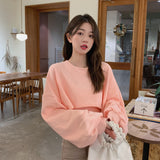 クロップド丈スウェット