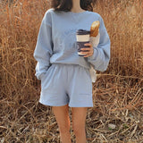 刺繍カットソーセットアップ