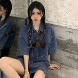 ハーフデニムセットアップ