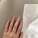 パールオープンリングセット