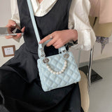 スクエアキルティングミニバッグ