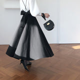 ボリュームスリーブシャツ+リボンワンピース【単品販売】