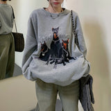 ドーベルマンデザイン薄手スウェット