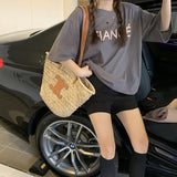 ツイード風ジレ&オーバーロゴTシャツ【単品販売】