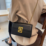 レトロダブルチェーンショルダーバッグ