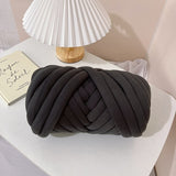 【8色展開】もこもこ手編みハンドバッグ