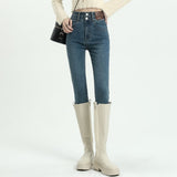 ハイウェストスキニーデニム