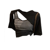 アシメデザイン半袖Tシャツ