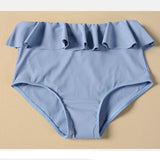 ラメトップス付き水着セット