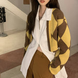 アーガイルカーディガン/ボレロ