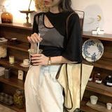 アシメデザイン半袖Tシャツ