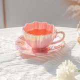 オパールフラワーマグカップ&ソーサー