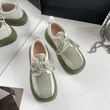 ストライプライン厚底スニーカー