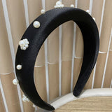 ベルベットパールビックカチューシャ