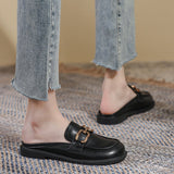 チェーンベルトミュールローファー