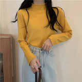 【19色展開】ベーシックハイネックトップス