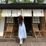 ショルダーリボンワンピース