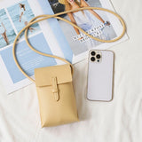 フェイクレザースマホショルダー/ミニバッグ