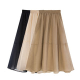 シアーAラインフレアスカート