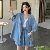 ジャガードデニムセットアップ