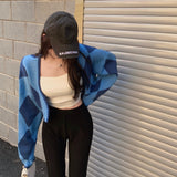 ブルーアーガイルカーディガン/ボレロ