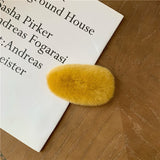 ふわふわリアルファーヘアクリップ