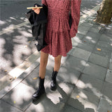 クラシックフラワーワンピース