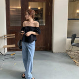 オフショルダーブラウス