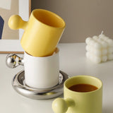 ぽこぽこマグカップ&ソーサー