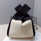 ニットハンドバッグ