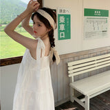 ショルダーリボンワンピース