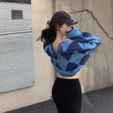 ブルーアーガイルカーディガン/ボレロ