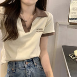 バイカラーポロTシャツ