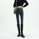 ハイウェストスキニーデニム