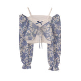 フラワーキャミブラウス