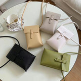 フェイクレザースマホショルダー/ミニバッグ