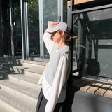 【7色展開】シンプルVネックベスト