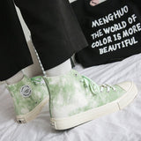 ハイカットマーブルスニーカー