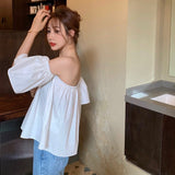 オフショルダーブラウス