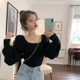 ボリュームスリーブ大人ニット