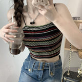 カラーボーダーキャミソール