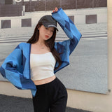 ブルーアーガイルカーディガン/ボレロ