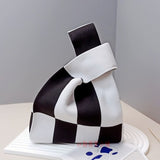 ニットハンドバッグ