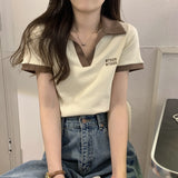 バイカラーポロTシャツ