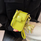 カラバリミニスクエアショルダーバッグ