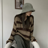 ローゲージボーダーニット