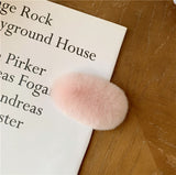 ふわふわリアルファーヘアクリップ