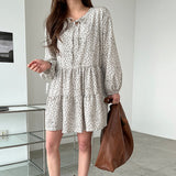 ルーズフローラルワンピース